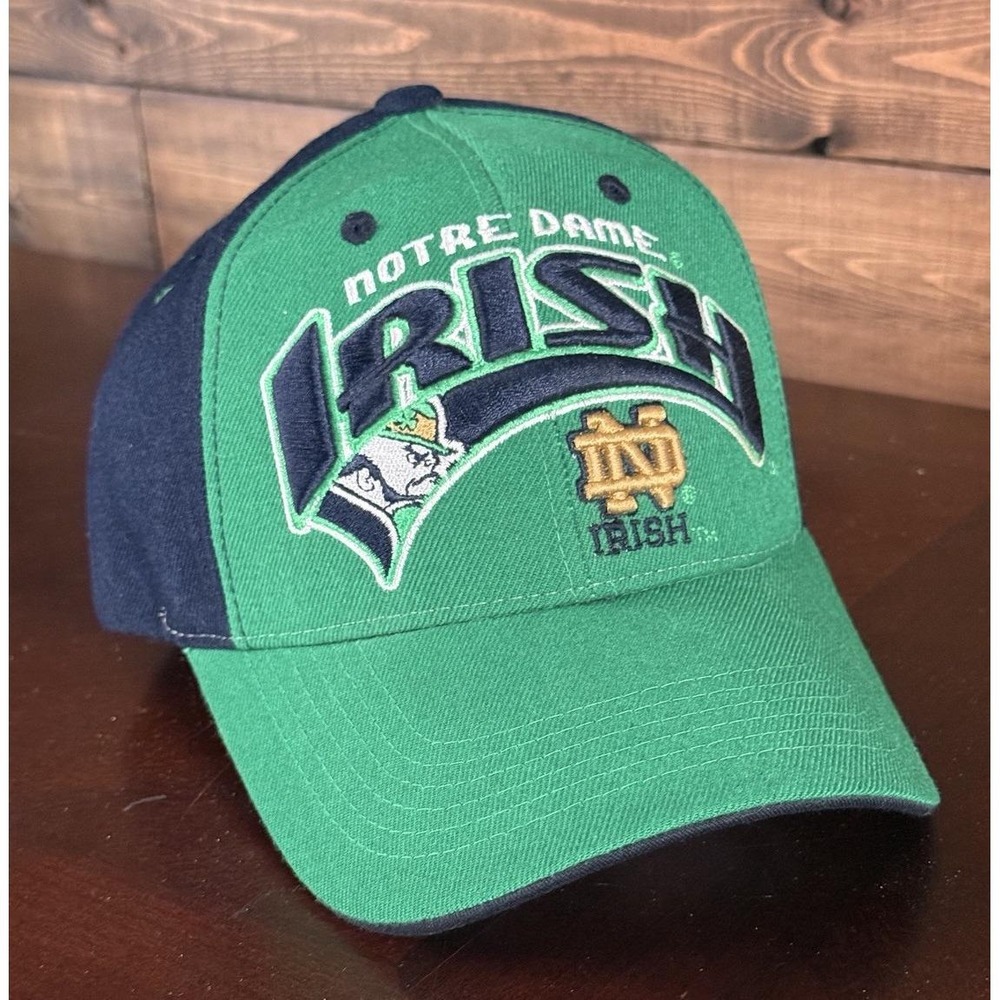 Vintage Notre Dame Irish Snapback Hat Top Of the World TOW